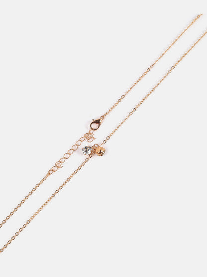 WOMEN GOLD-TONED TEXTURED BELT