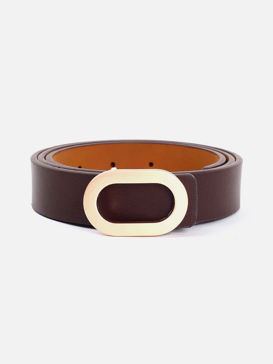 Brown Gold Push Pin Belt