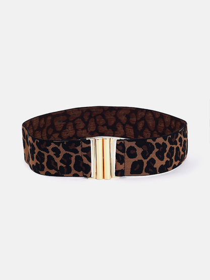 Brown Printed Belt