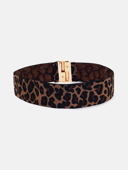 Brown Printed Belt