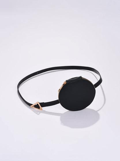 Onyx Black Waist Wrapper Bag