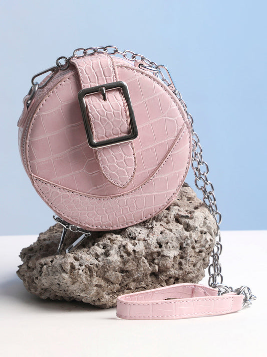 Rose Pink Cross Body Bag