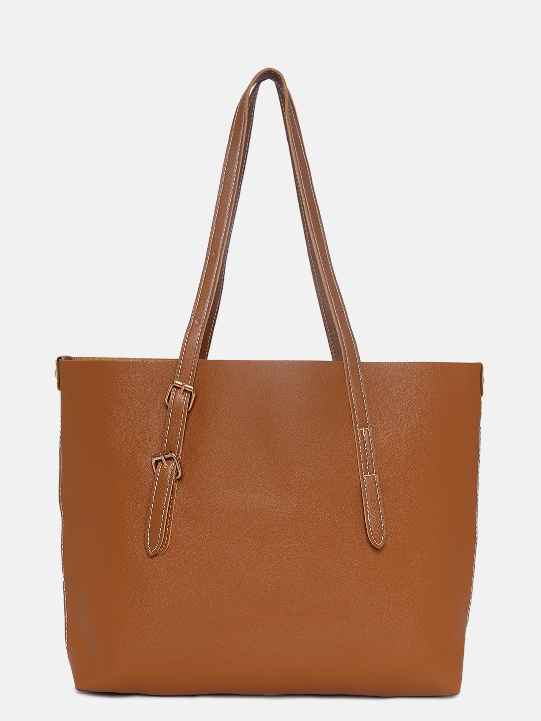 Julie Brown Tote Bag With Pouch Set