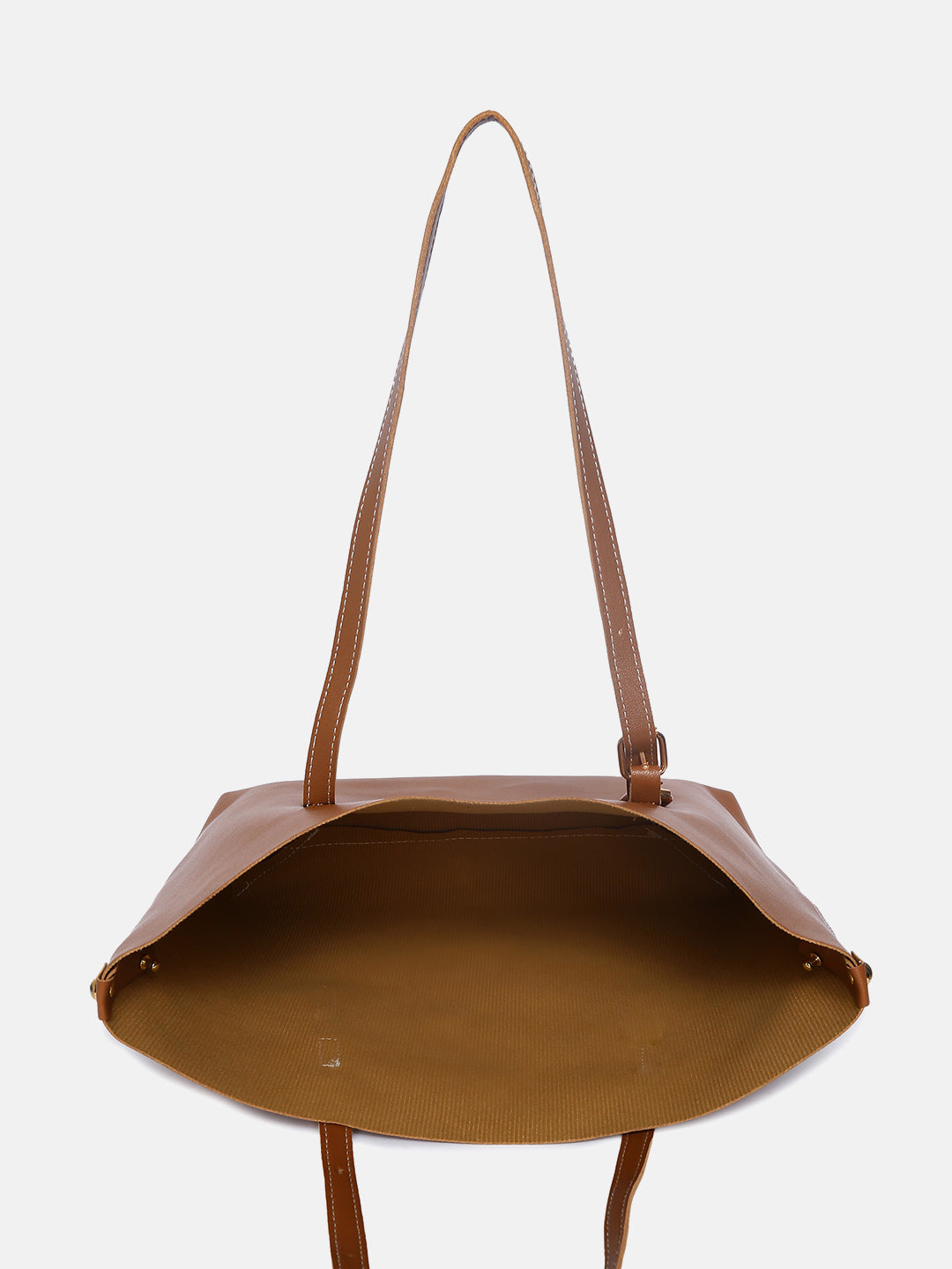 Julie Brown Tote Bag With Pouch Set