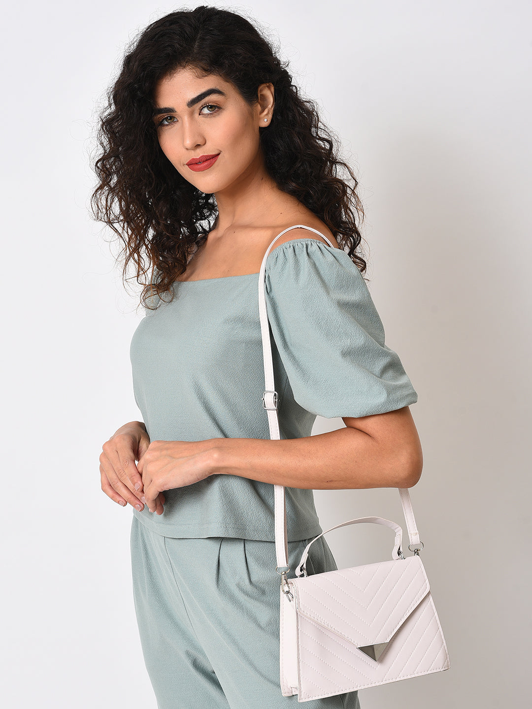 Elara White Mini Bag