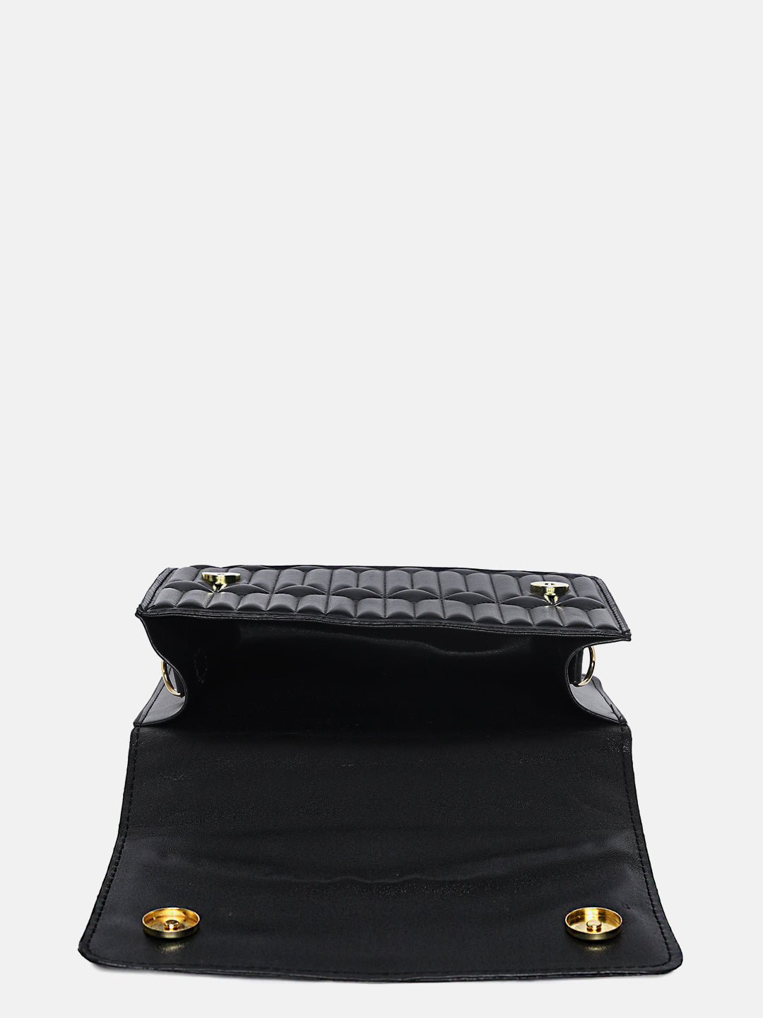 Textured Trendsetter Black Cross Body Bag
