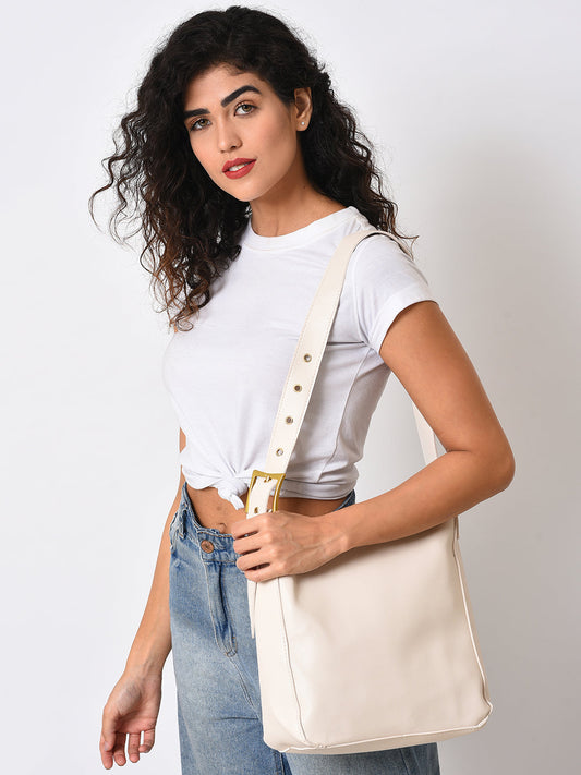 Polar Pop White Cross Body Bag