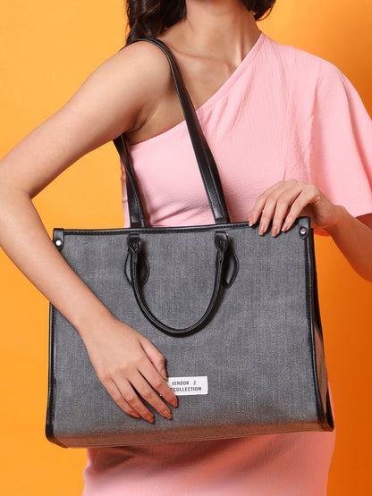 Sybil Grey Handbag