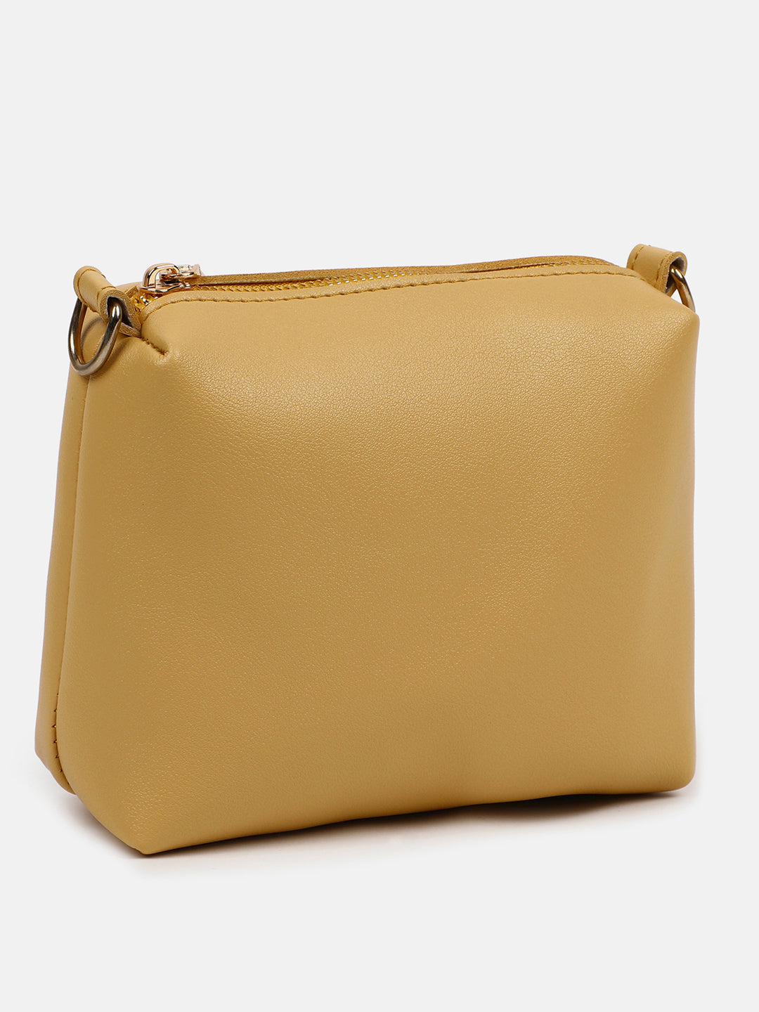 Roxanne Yellow Handbag With Pouch