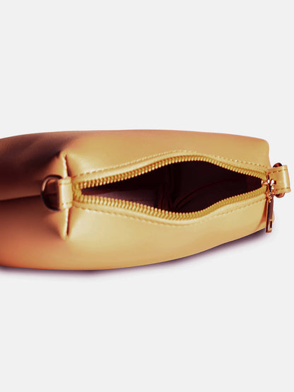 Roxanne Yellow Handbag With Pouch