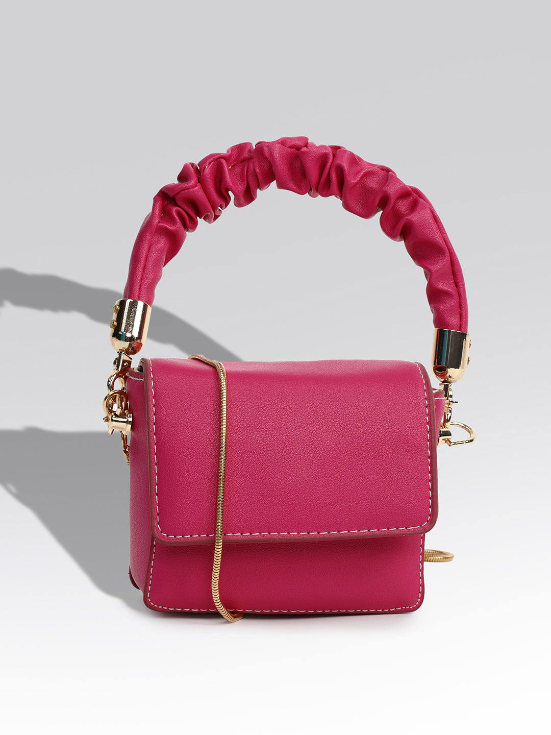 Cerise Textured Red Mini Bag