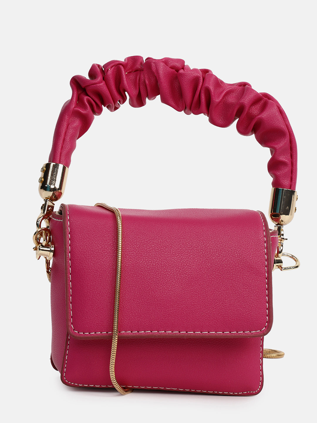 Cerise Textured Red Mini Bag