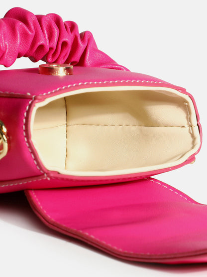 Cerise Textured Red Mini Bag