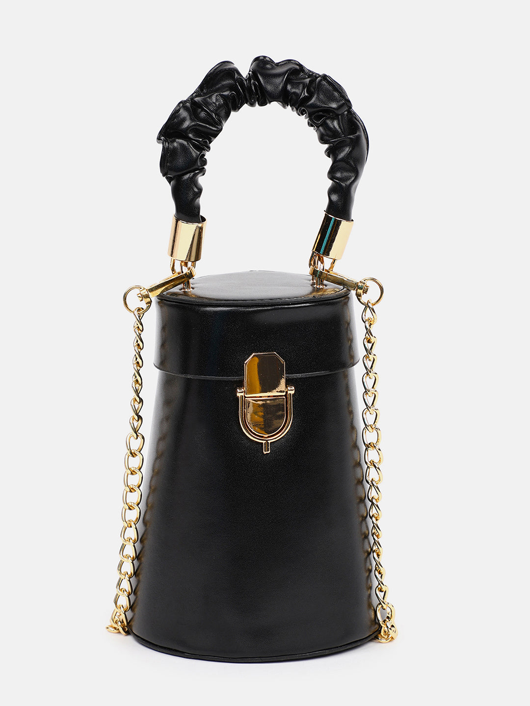 Ripple Black Bucket Bag