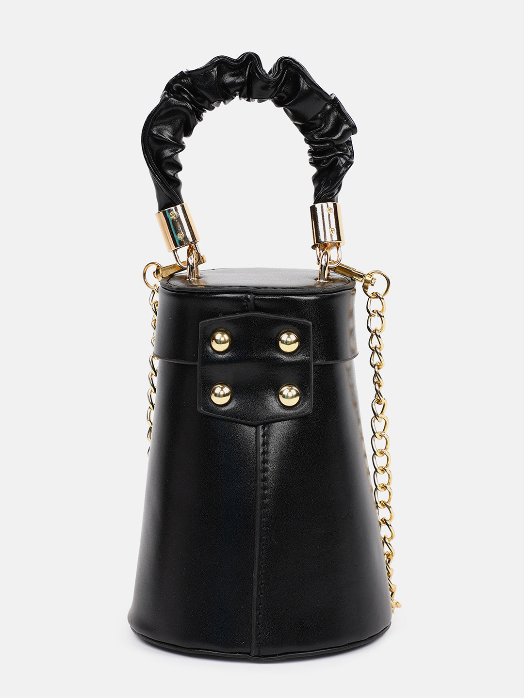 Ripple Black Bucket Bag