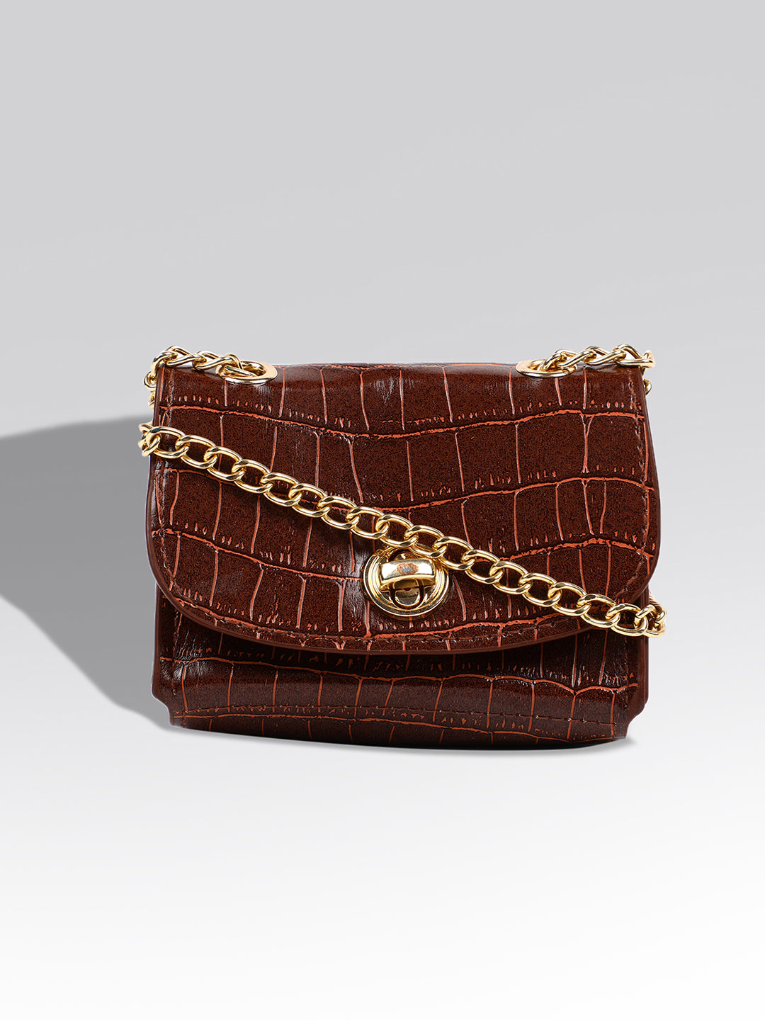 Chocolate Brown Cross Body Bag