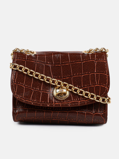 Chocolate Brown Cross Body Bag