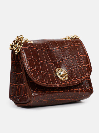 Chocolate Brown Cross Body Bag
