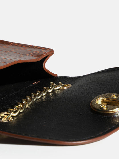 Chocolate Brown Cross Body Bag