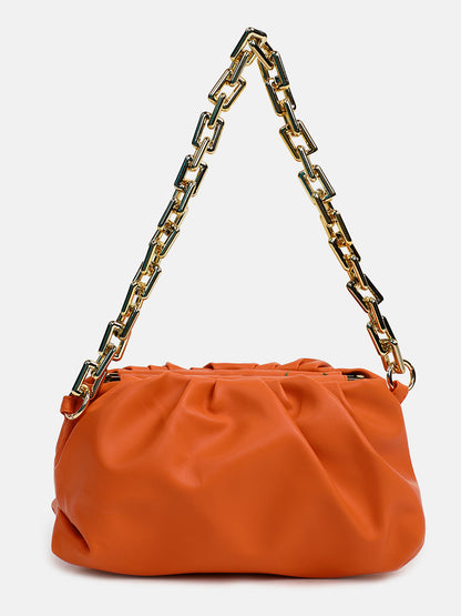 Cassandra Orange Handbag