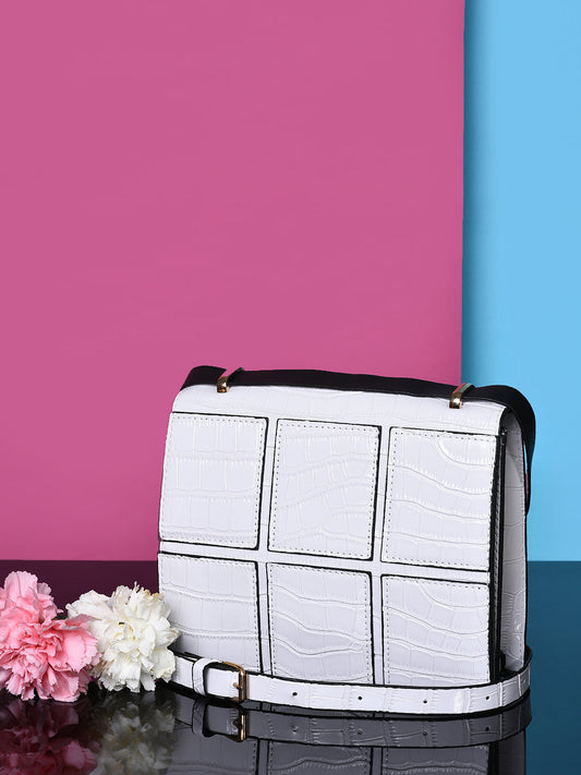 Belinda White Cross Body Bag