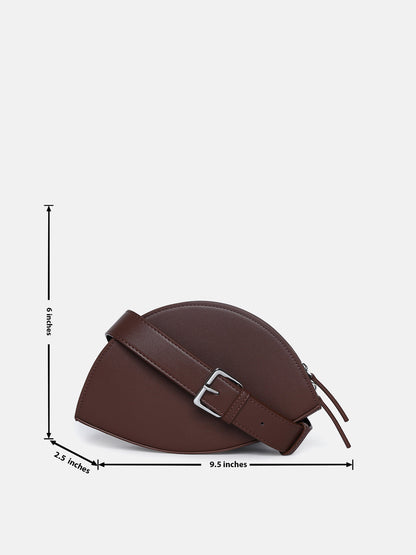 Lana Brown Cross Body Bag With Pouch