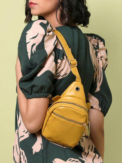 June Yellow Cross Body Bag