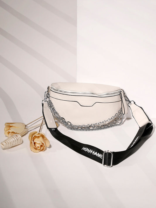 Caroline White Waist Bag