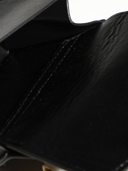 On-The-Go Glamour Black Belt Bag