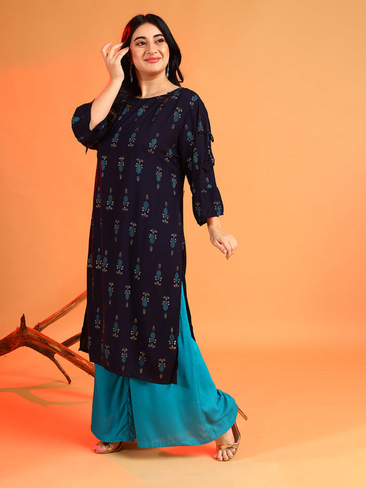 Self Design Casual Kurta Set