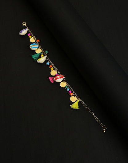 Gold Plated Designer Anklet