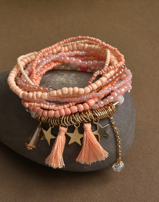 Gold Plated Beaded Designer Bracelet