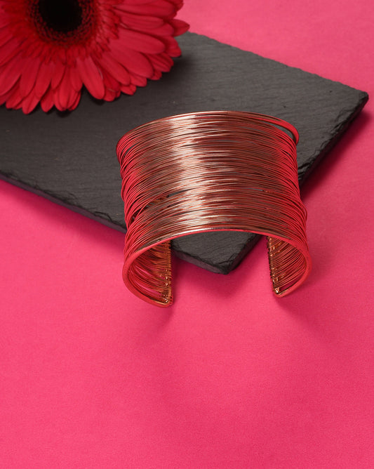 Gold Plated Designer Cuff Bracelet