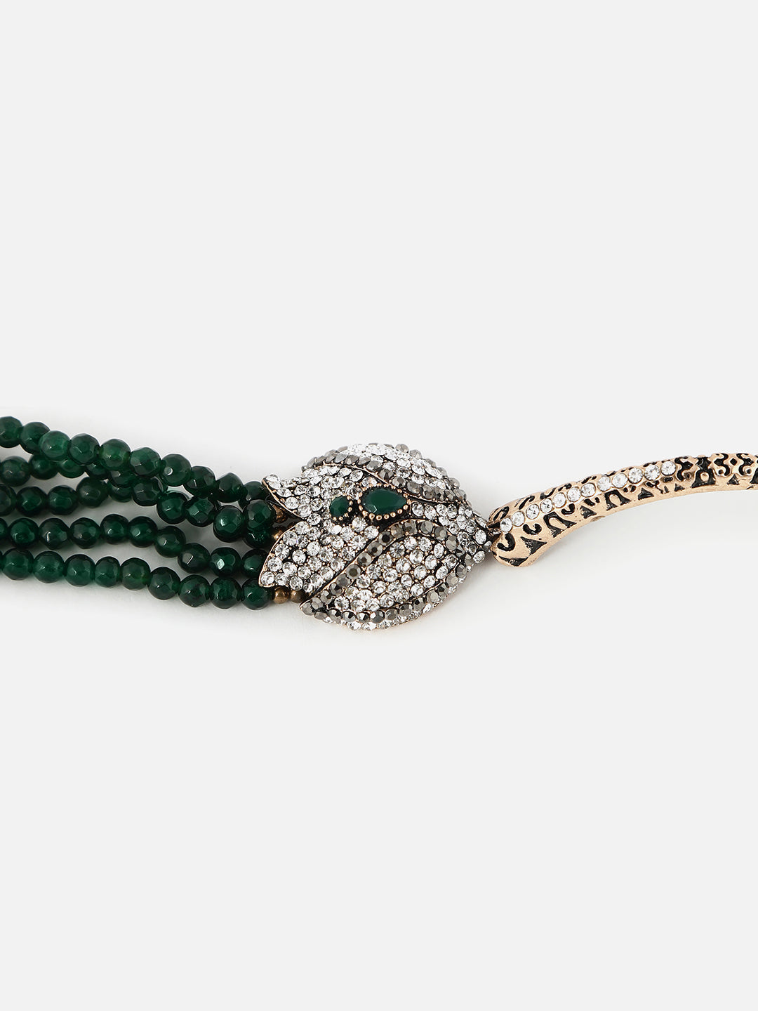 Gold Plated Designer Stone Bracelet