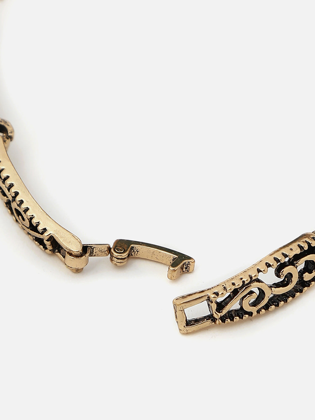 Gold Plated Designer Stone Bracelet