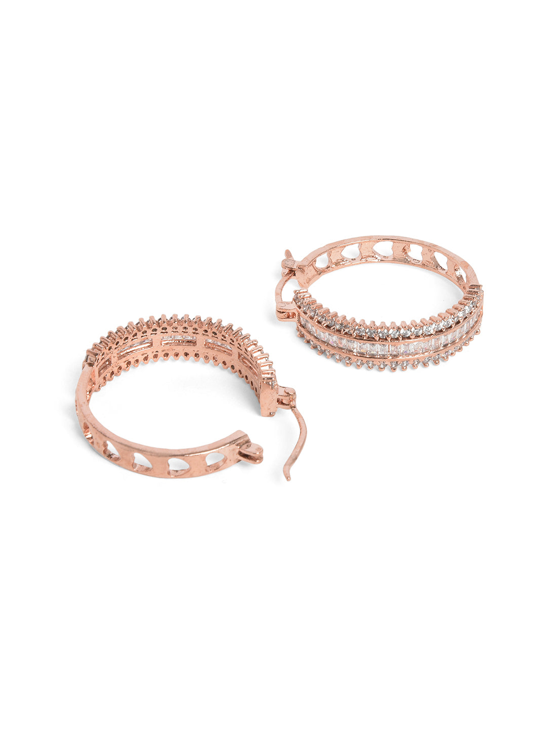 Glitzy Glimmer Hoops