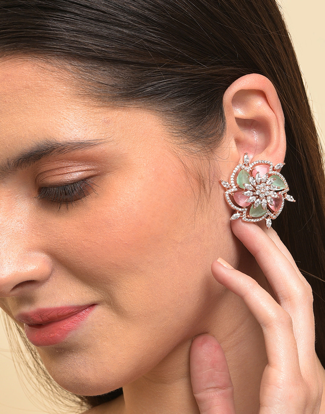 Floral Hues Studs