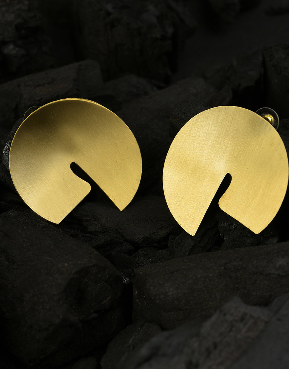 Gold Plated Designer Geometric Studs
