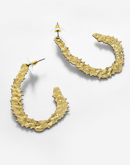 Gold Plated Designer Geometric Studs