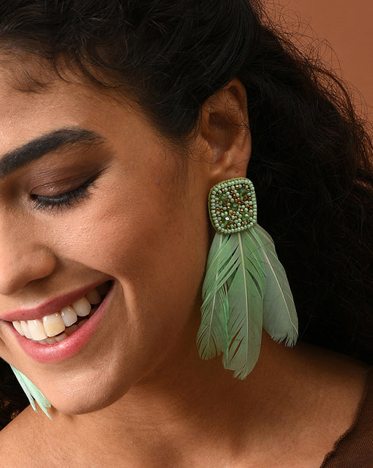 Leaf Drop Earrings