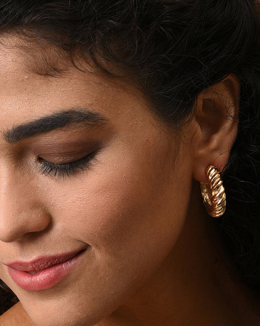 Gold Plated Designer Studs