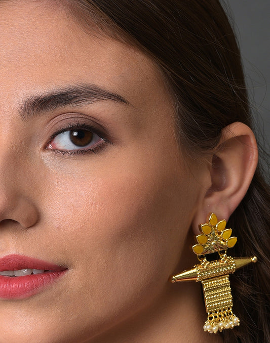 Gold Plated Designer Studs
