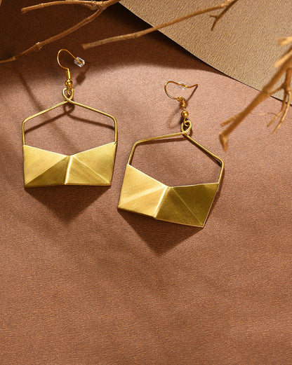 Women Gold Contemporary Earring