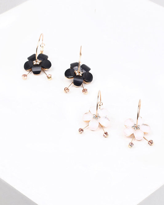Pack of 2 Floral Designed Earrings