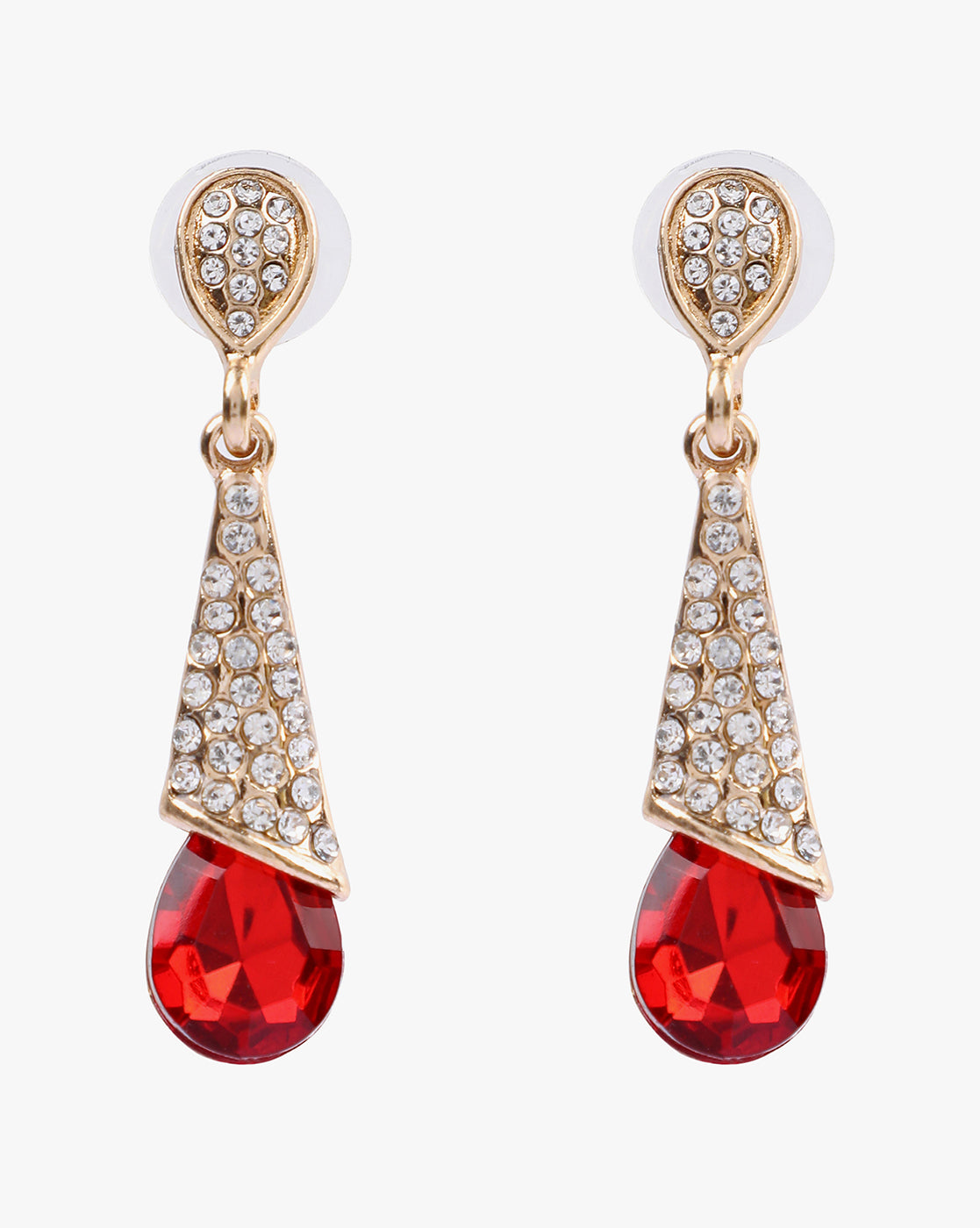 Pack of 2 Gold Plated Desinger Party Earrings