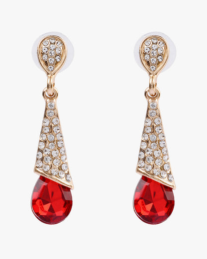 Pack of 2 Gold Plated Desinger Party Earrings