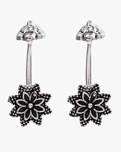 Pack of 3 Floral Designer Drop Earrings