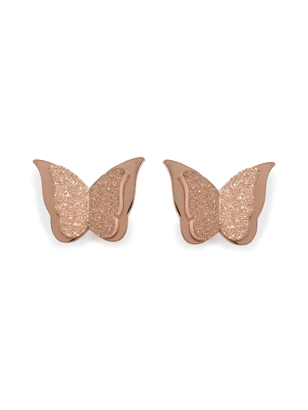 Gold Plated Butterfly Studs