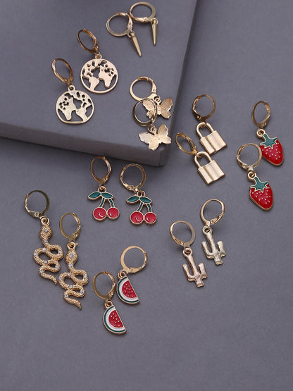 Pack of 8 Designer Earrings