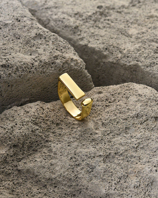 Gold Plated Designer Ring